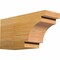 Ekena Millwork Mediterranean Rough Sawn Rafter Tail, Western Red Cedar, 4"W x 6"H x 12"L RFT04X06X12MED00RWR - alternate 1